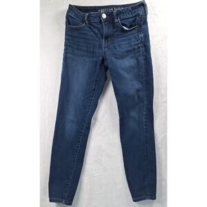 American Eagle Womens High Rise Jegging Blue Jeans Size 6